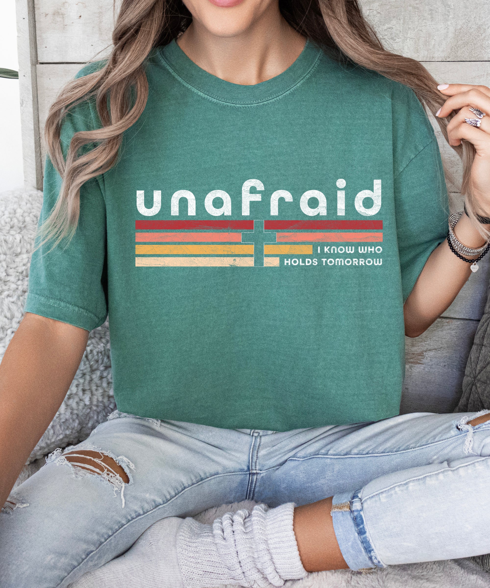 Unafraid (I know who holds tomorrow) T-Shirt