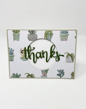Plant Thank You Card (Blank)