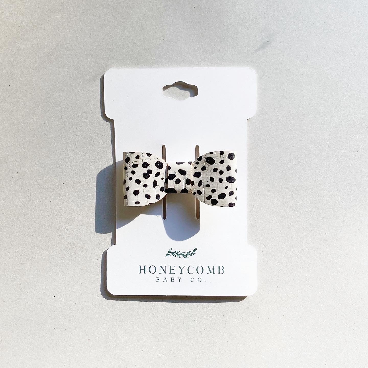 Rylie Bow Hair Clip - Dalmatian