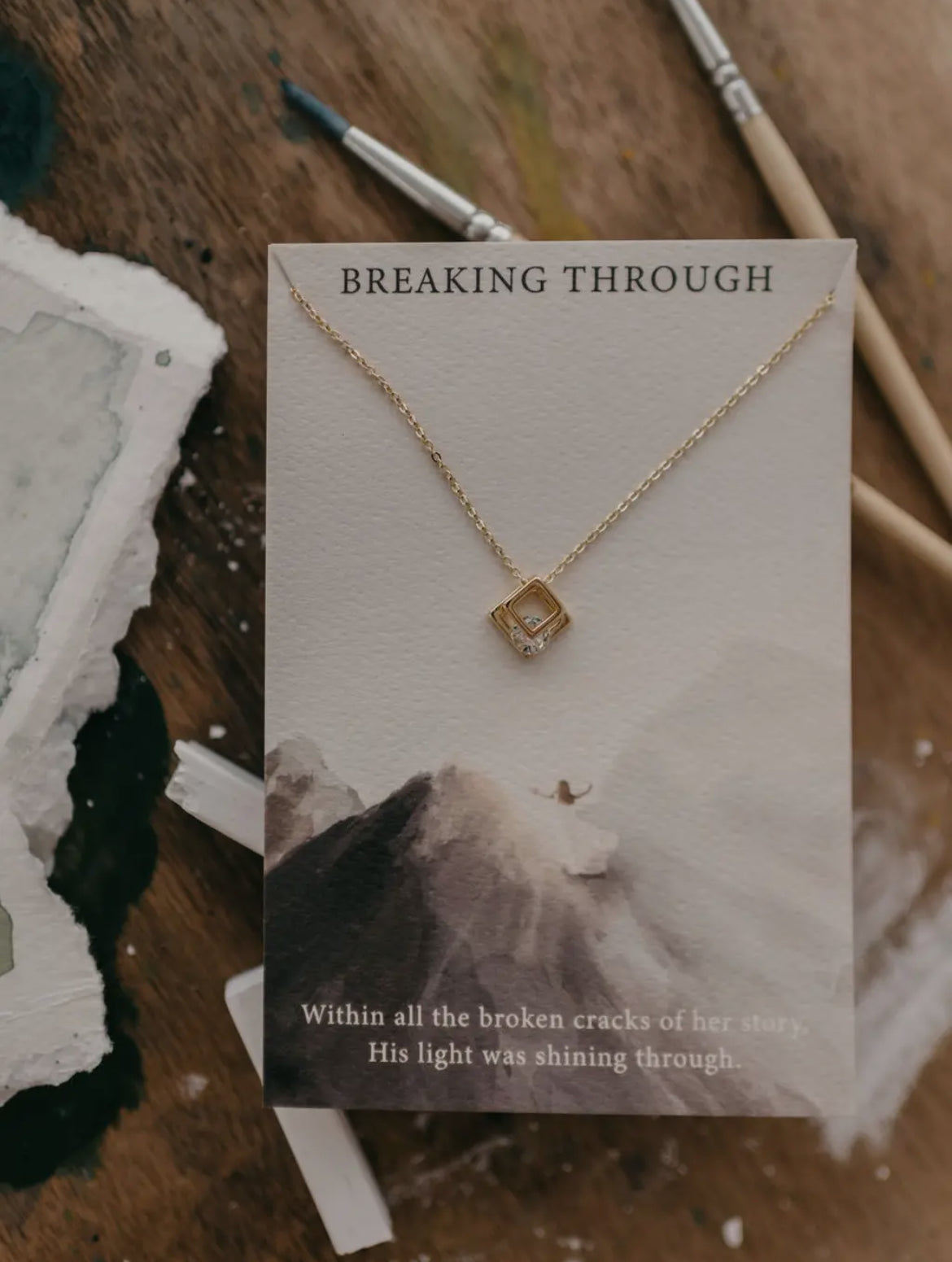 Breaking Through Necklace