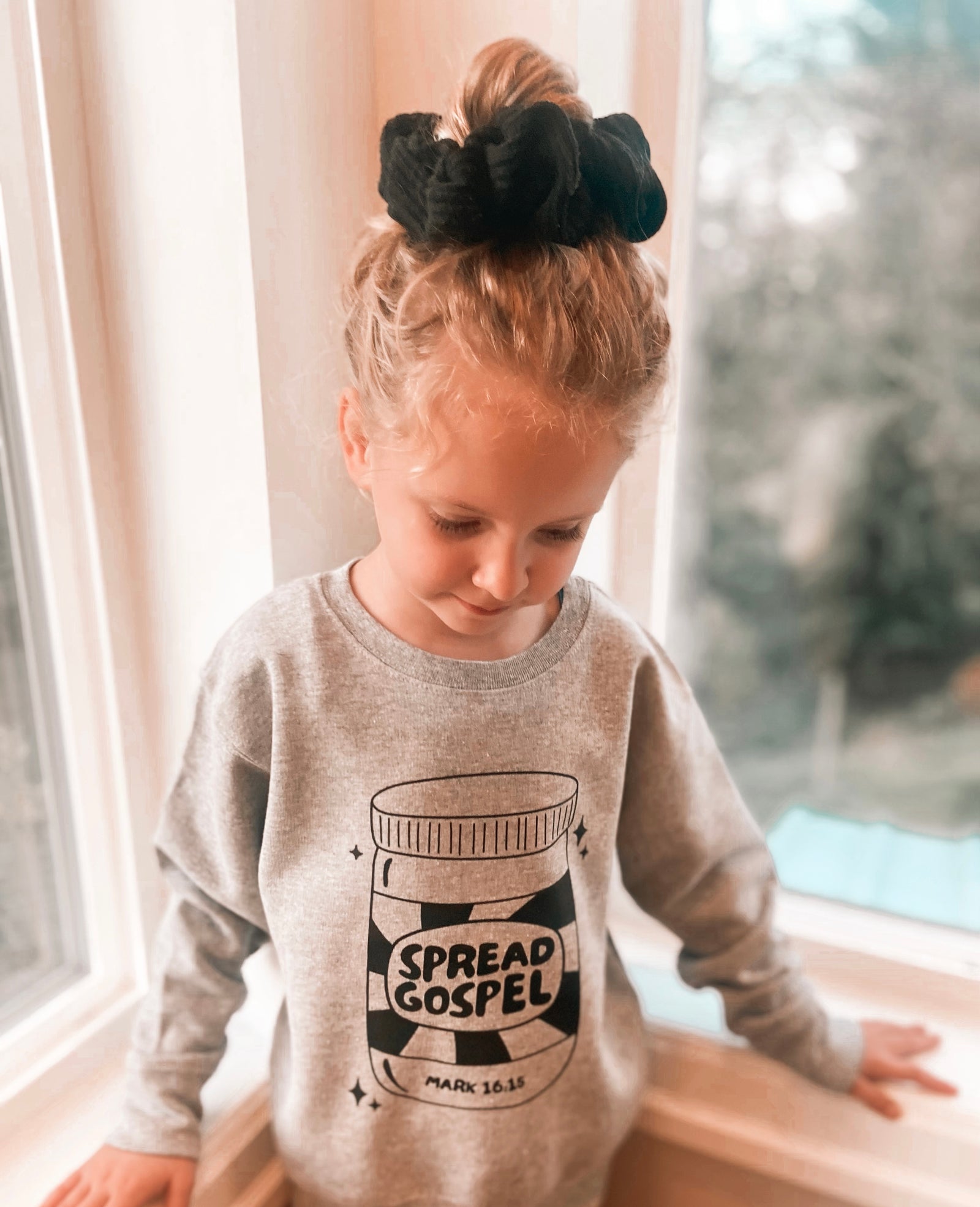 Spread Gospel Kids Crewneck - Grey