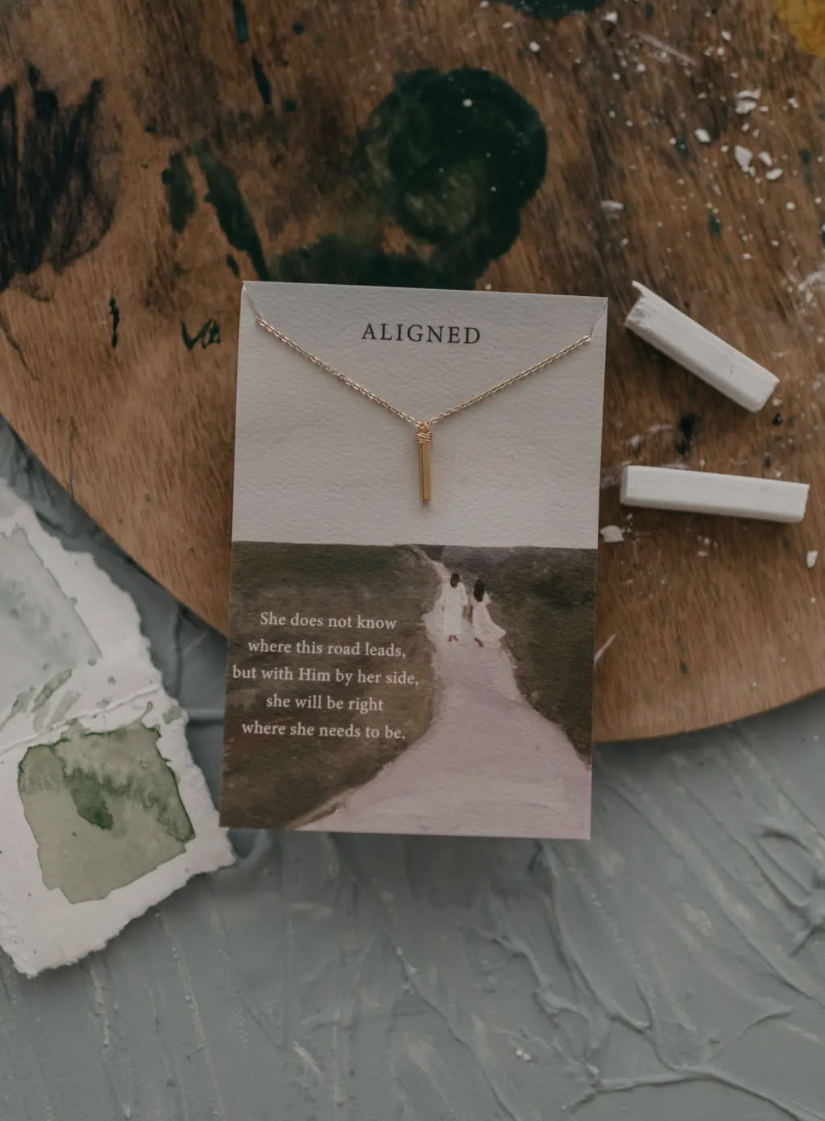 Aligned Necklace