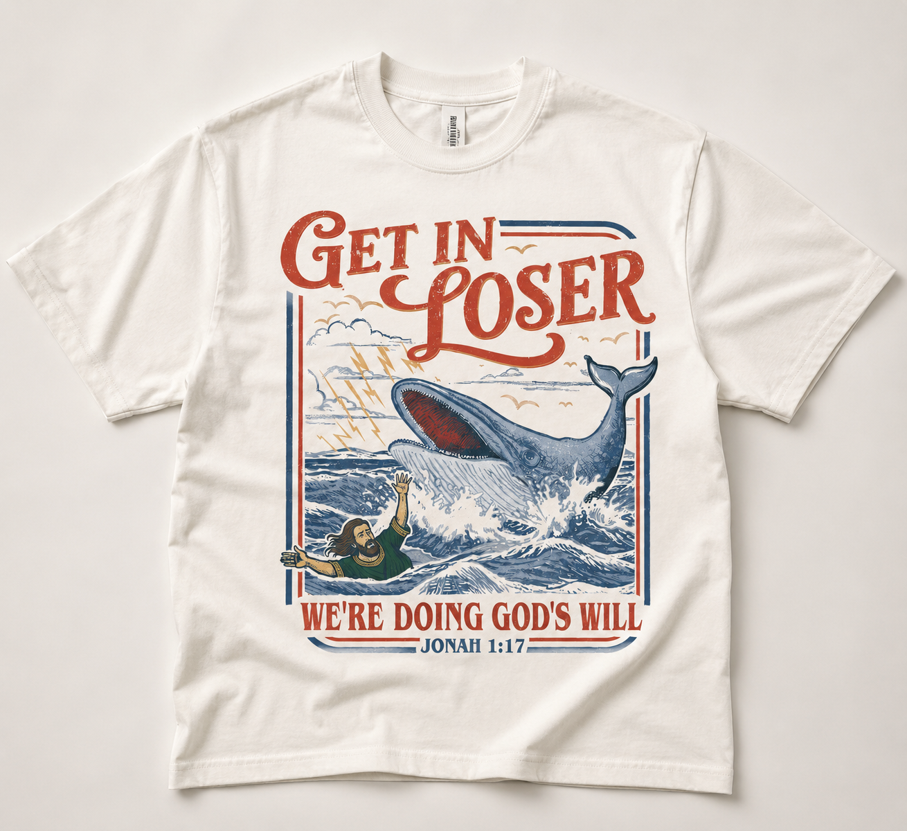 Jonah & Whale T-shirt - White