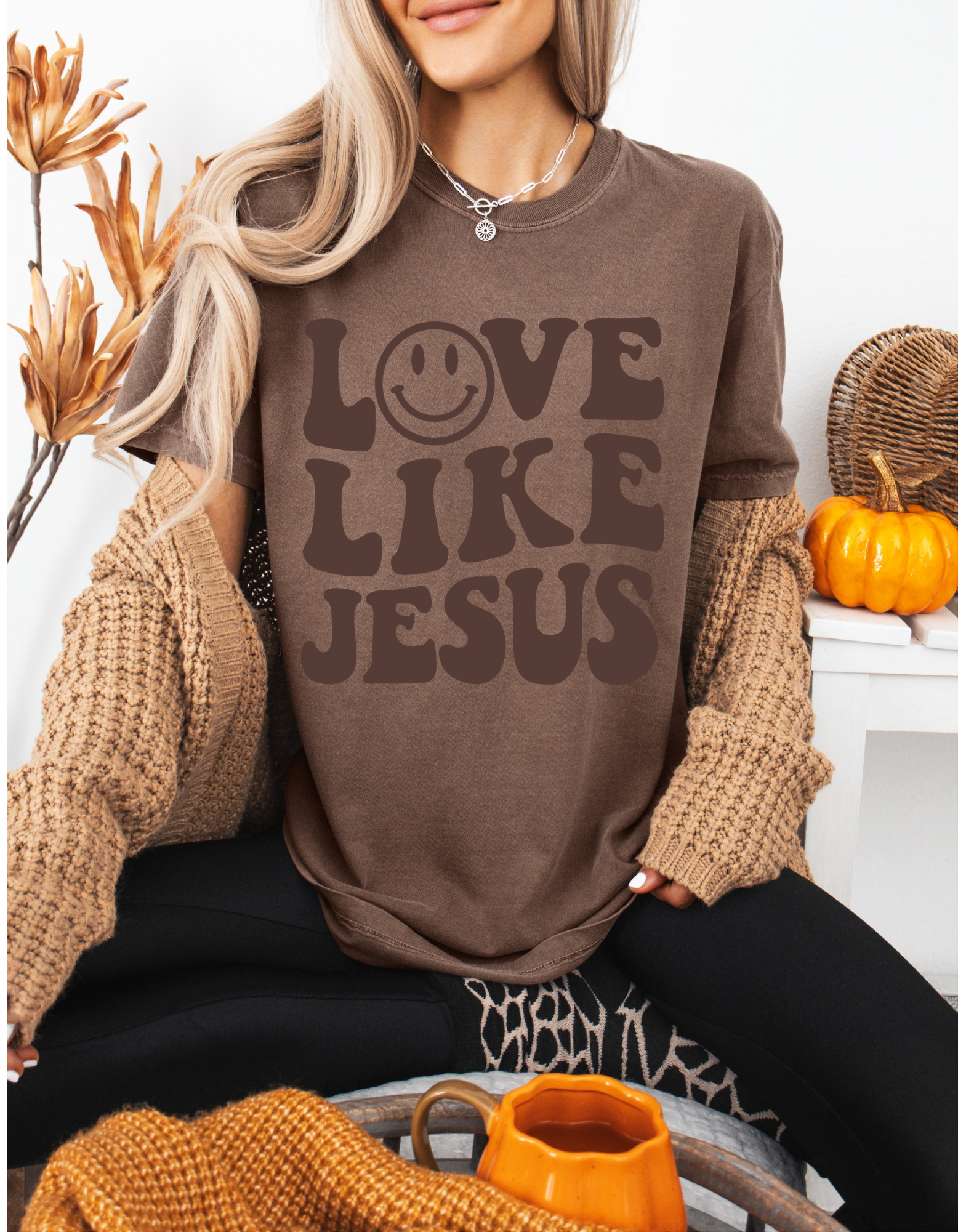 Love Like Jesus T-Shirt - Espresso