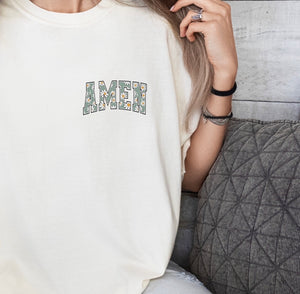 Amen T-Shirt in Ivory