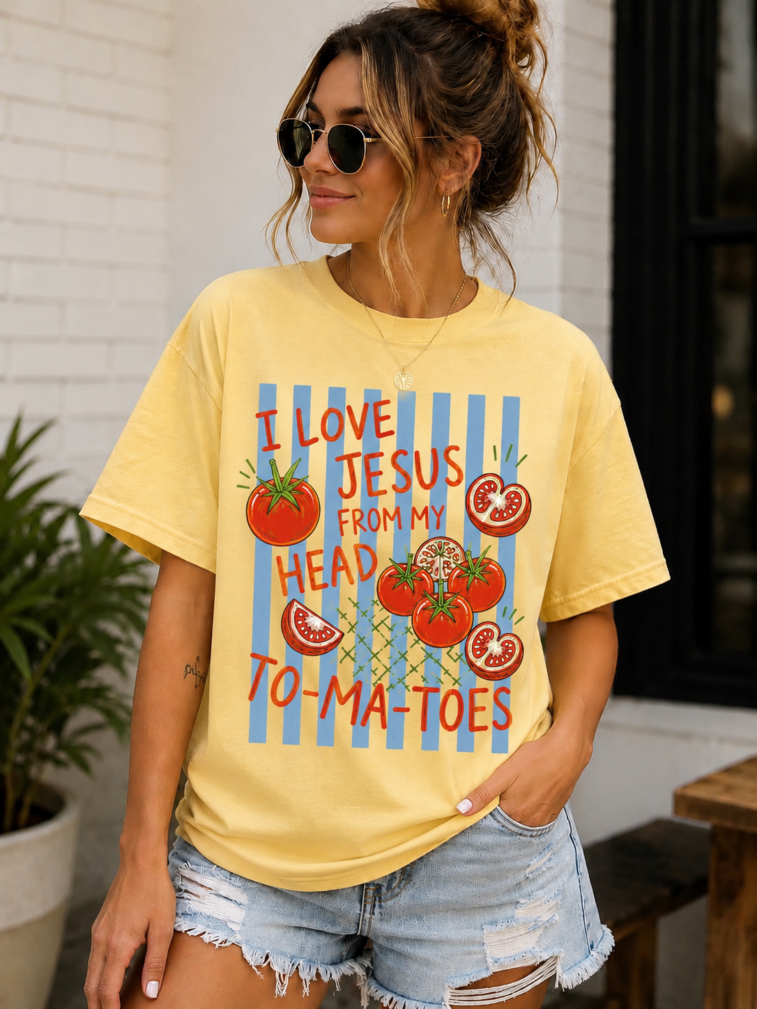 I Love Jesus From My Head To-Ma-Toes T-shirt