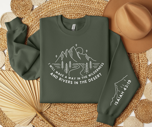 I Will Make A Way In The Wilderness Crewneck