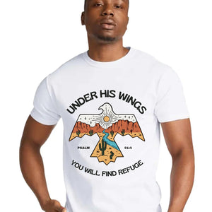 Under His Wings T-Shirt - White