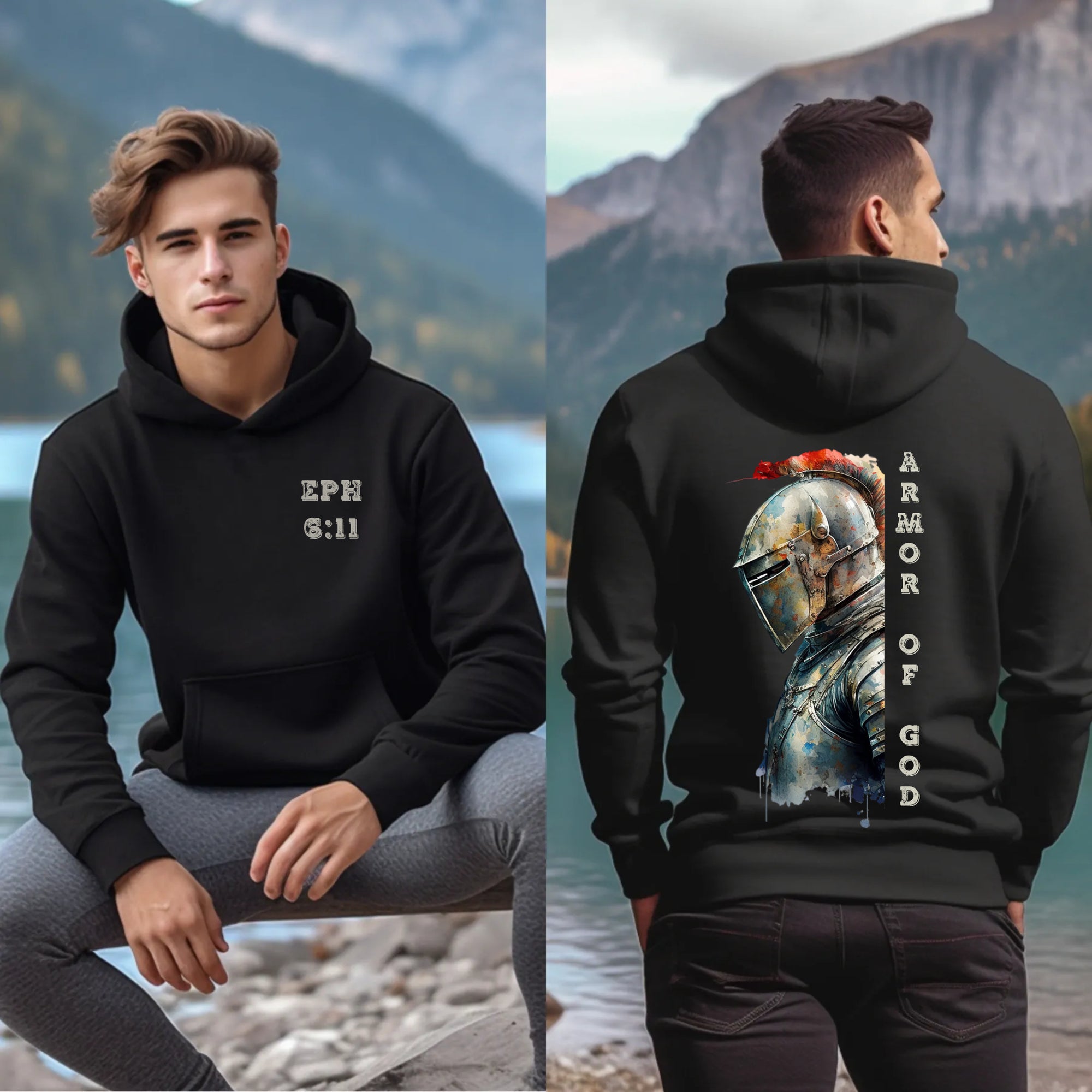 Armor Of God Mens Hoodie