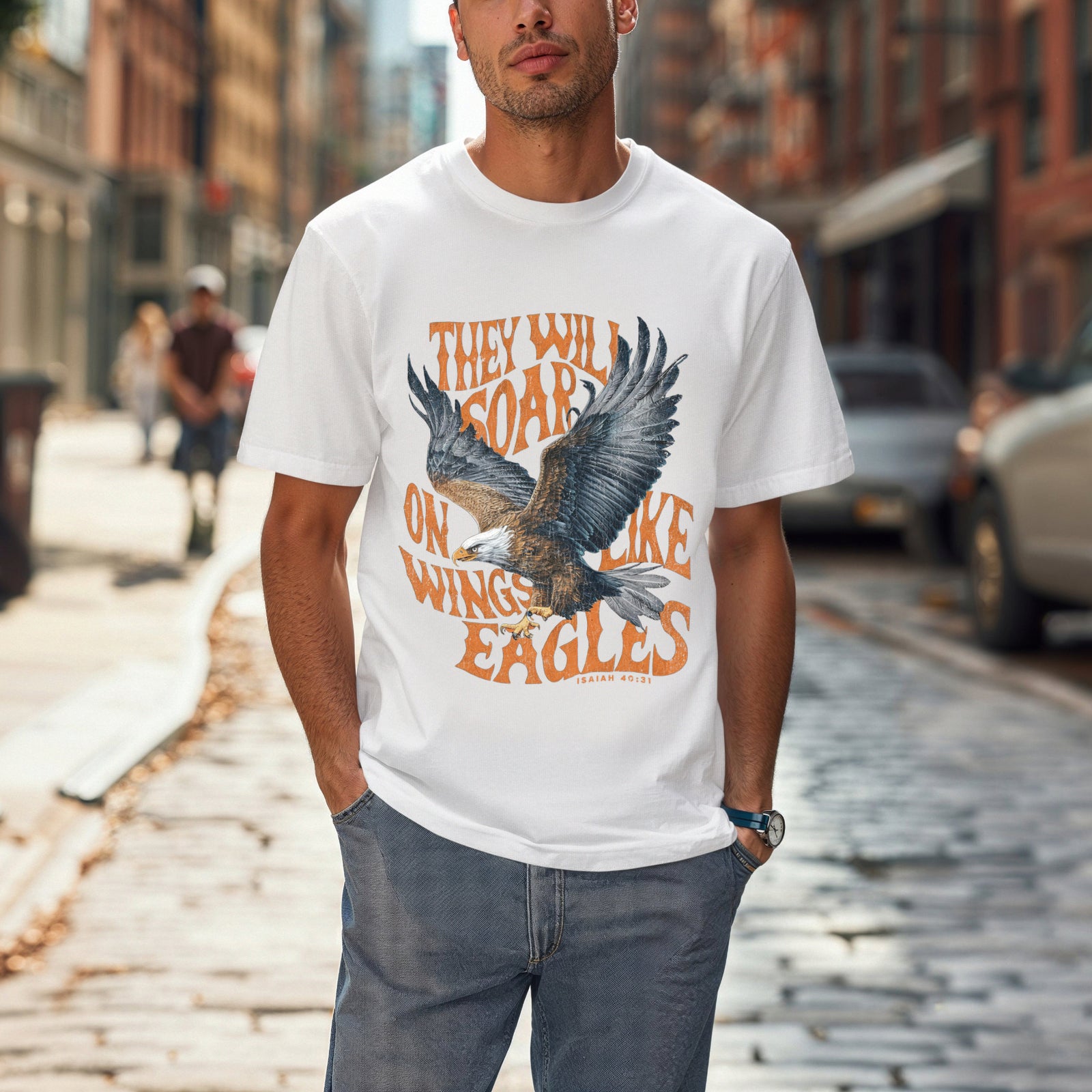 Eagles Will Soar T-Shirt - White