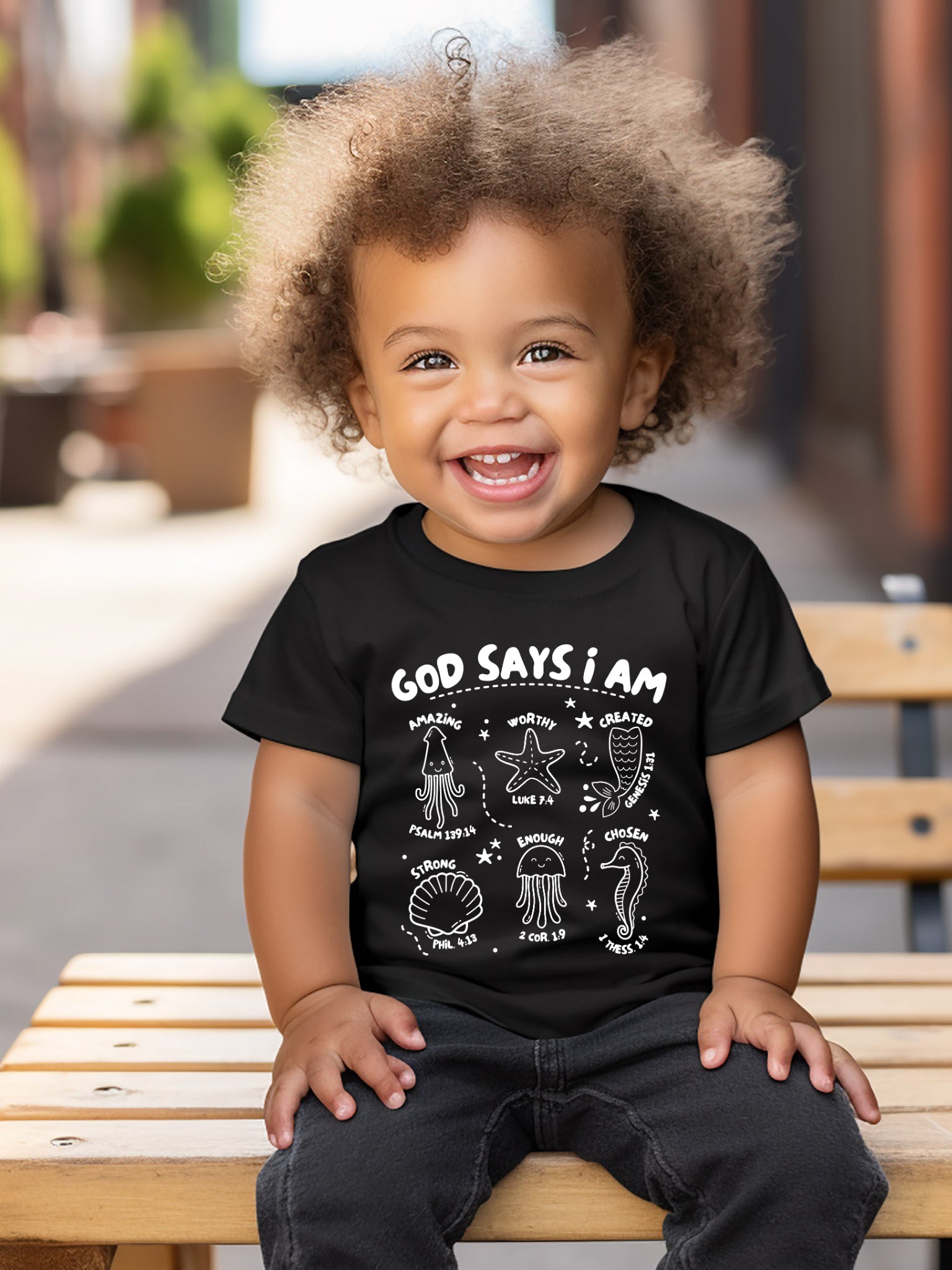 God Says I Am Kids T-shirt