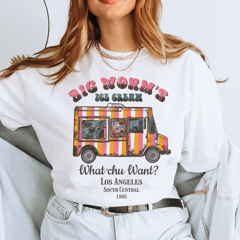 Big Worms Ice Cream Vintage T-shirt