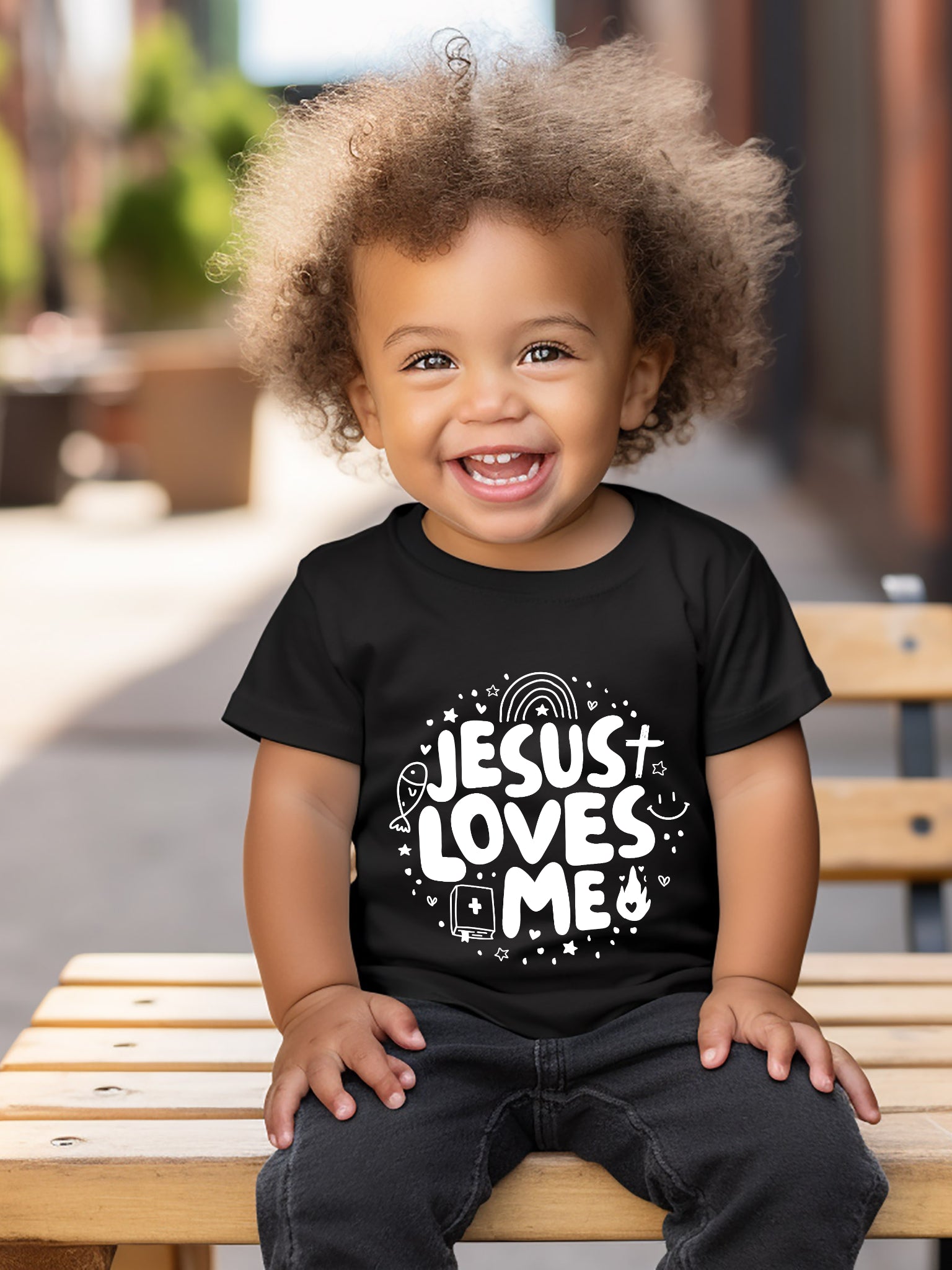 Jesus Loves Me Kids T-shirt
