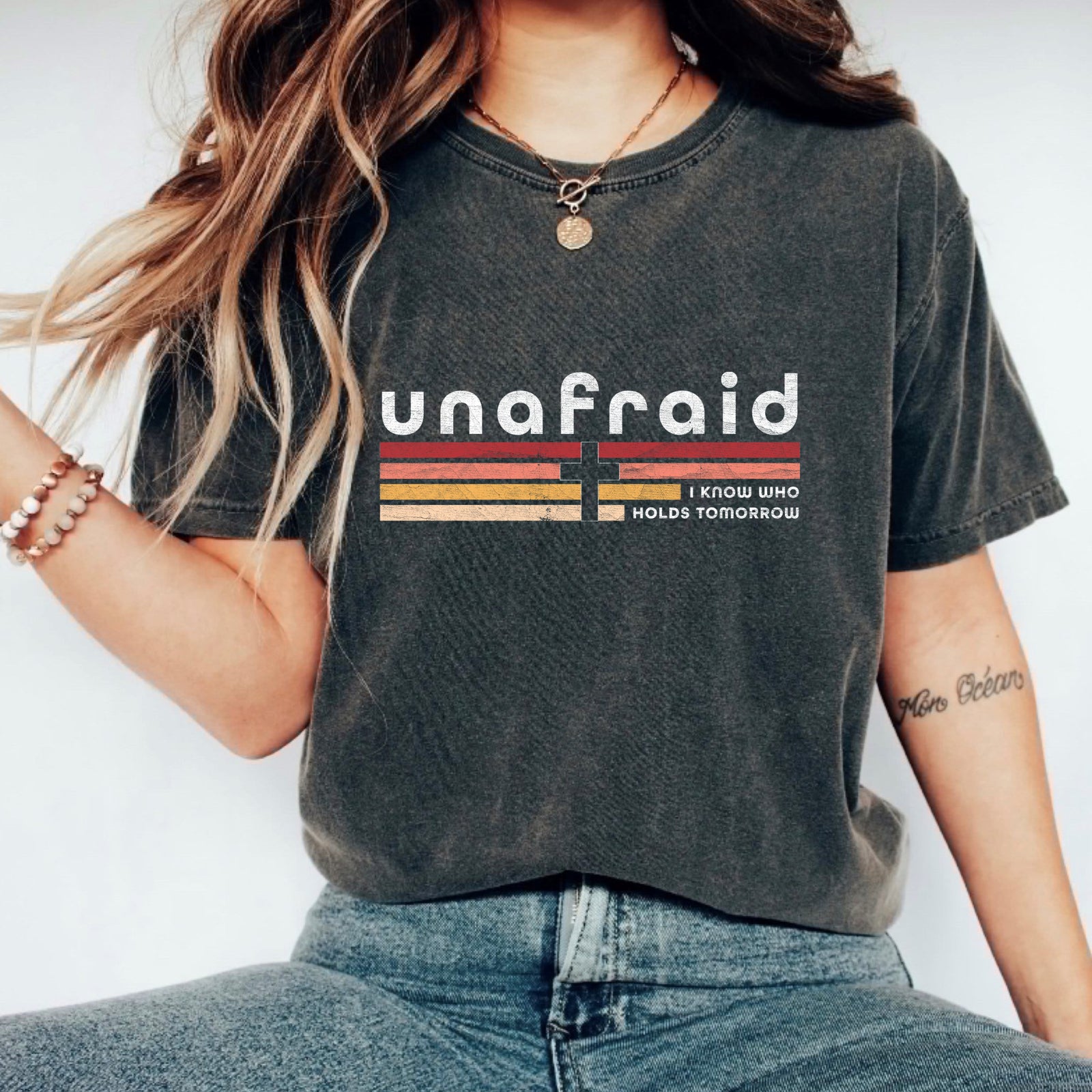 Unafraid (I know who holds tomorrow) T-Shirt