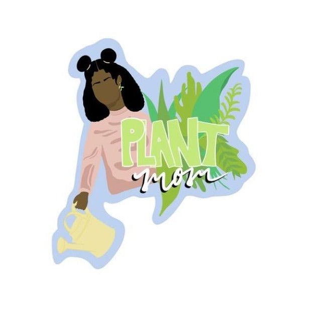 Plant Mom Sticker