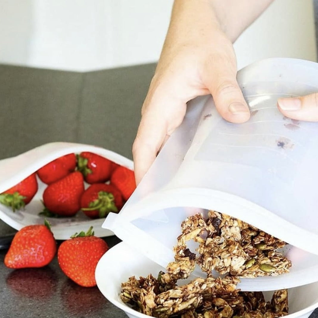 Silicone Bags (1 Large, 1 Medium)