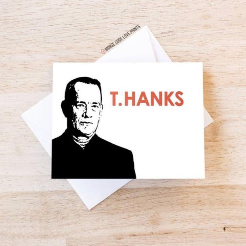 Tom Hanks Thank You Card