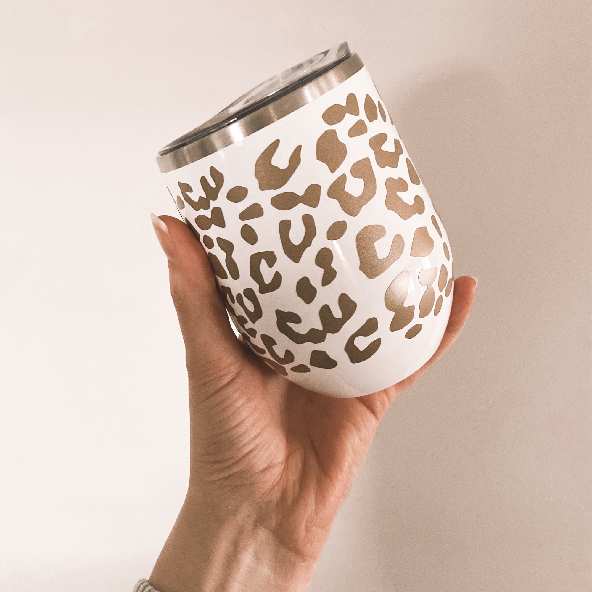 Gold Leopard Tumbler 12oz.