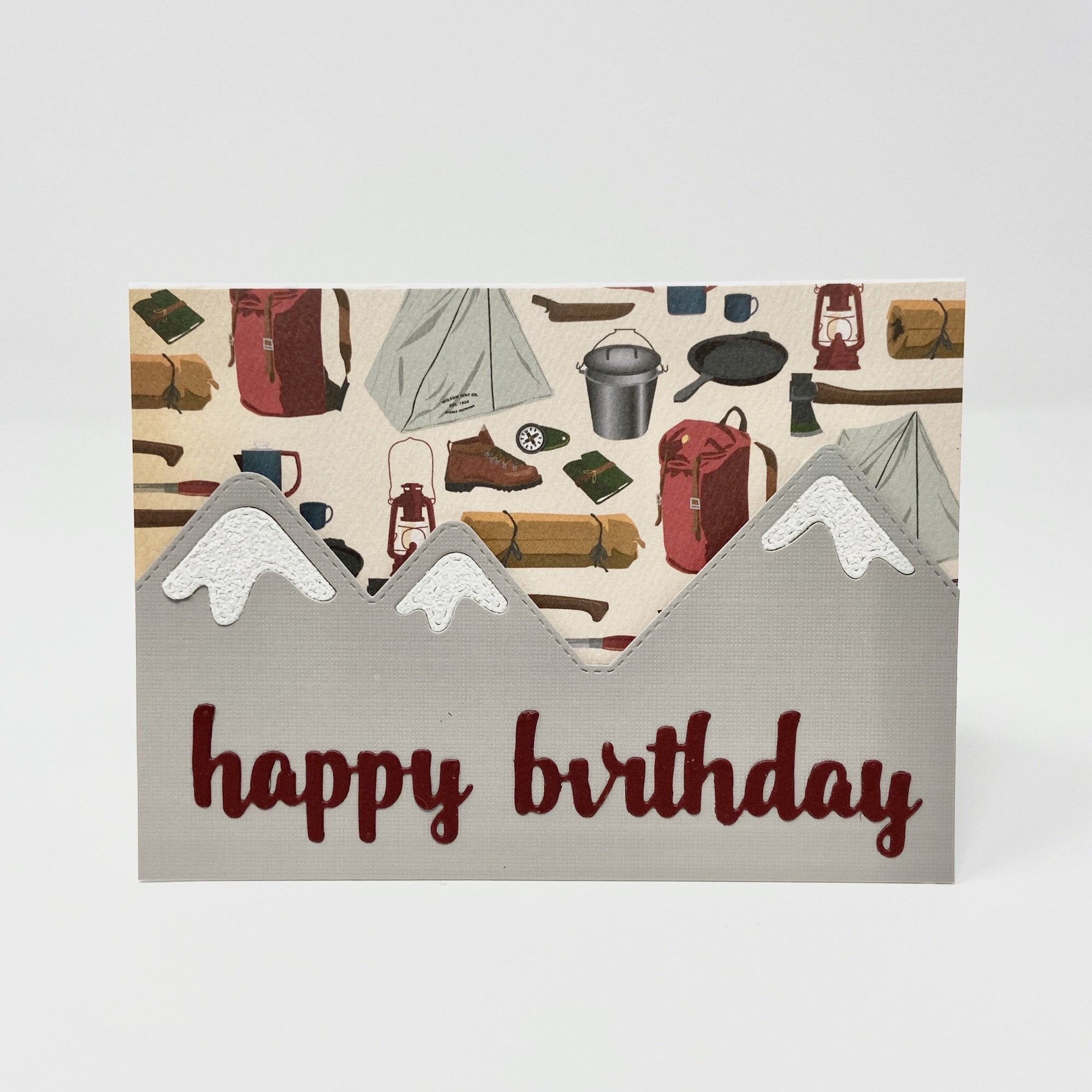 Mountain Adventures Birthday Card