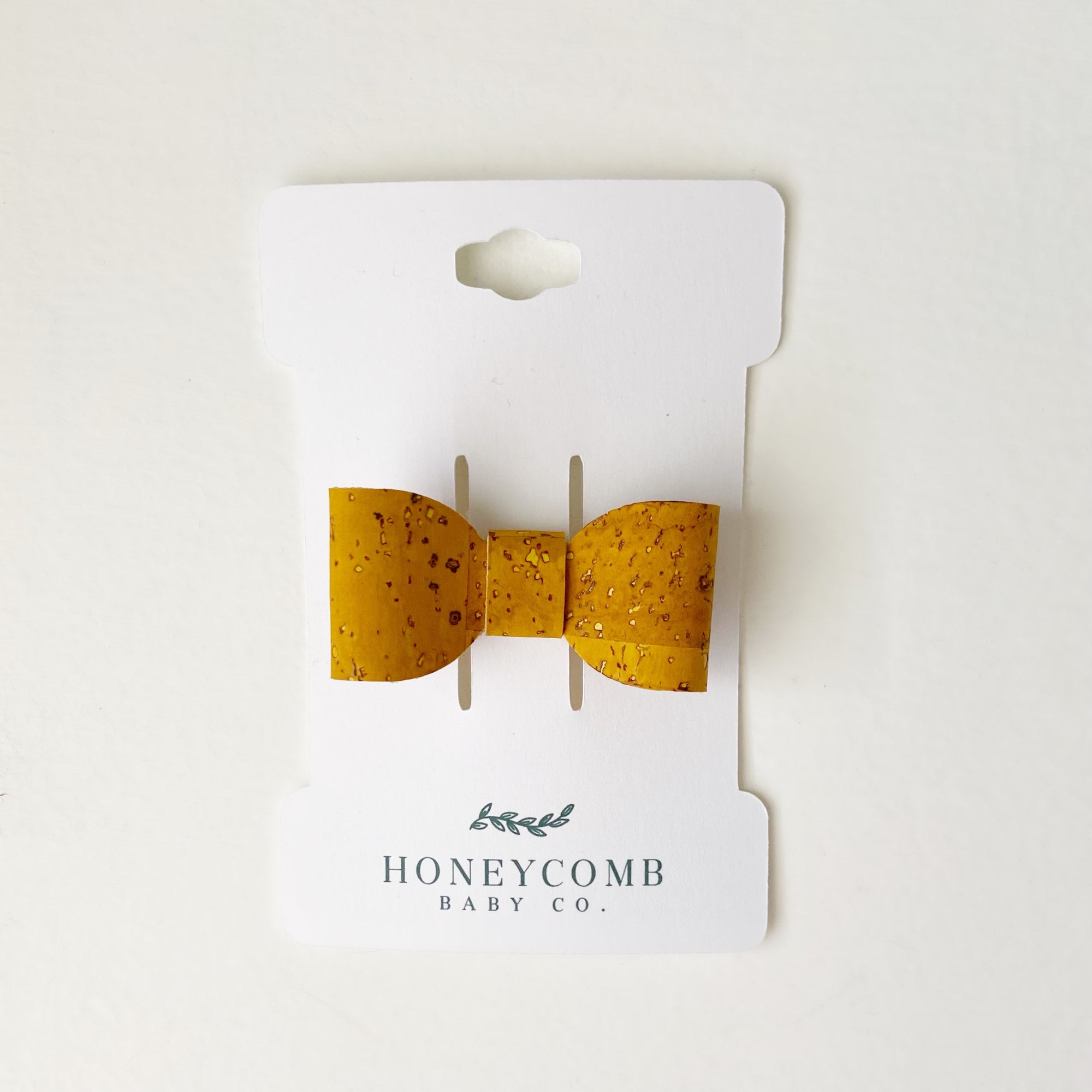 Rylie Bow Hair Clip - Mustard