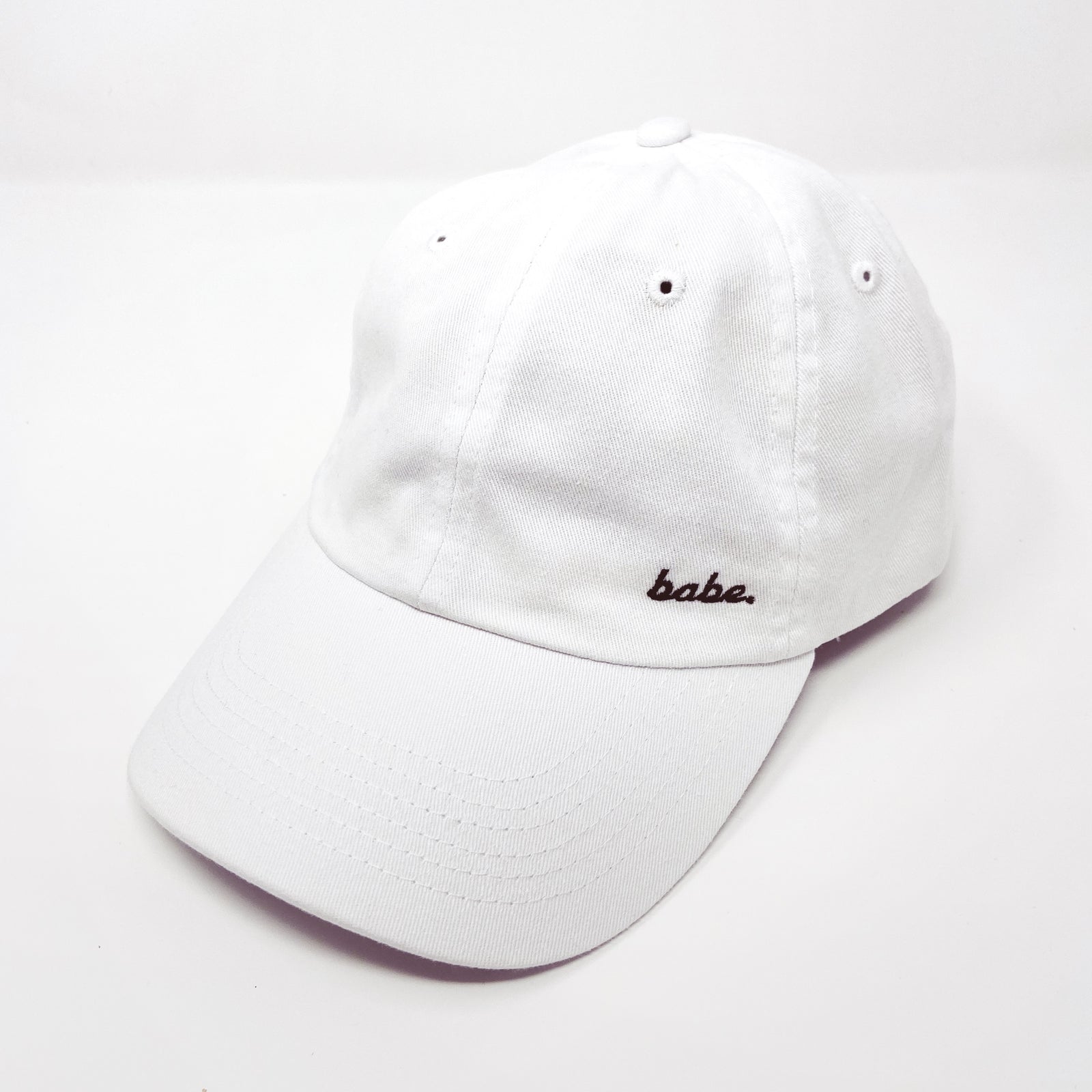 “Babe.” Classic Cap - White
