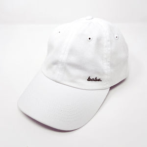 “Babe.” Classic Cap - White