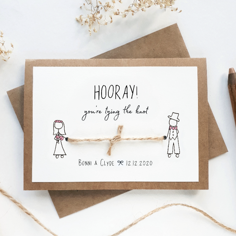 ‘Congrats on Tying the Knot’ Card