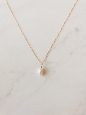 Grace Pearl Necklace 14k Gold Filled
