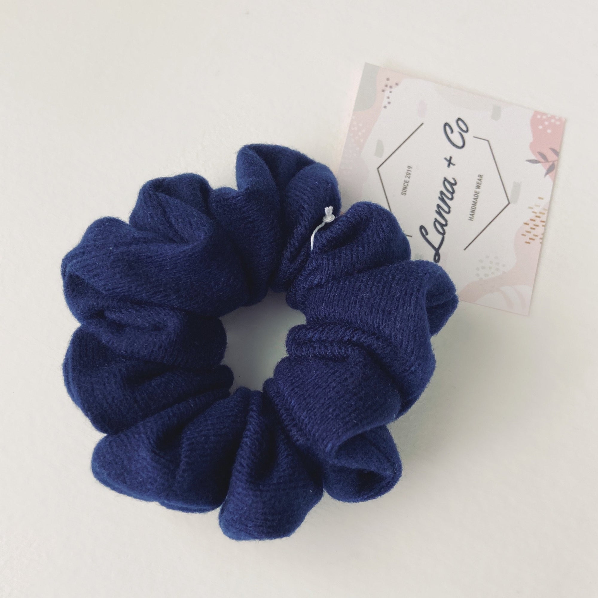 Navy Scrunchie