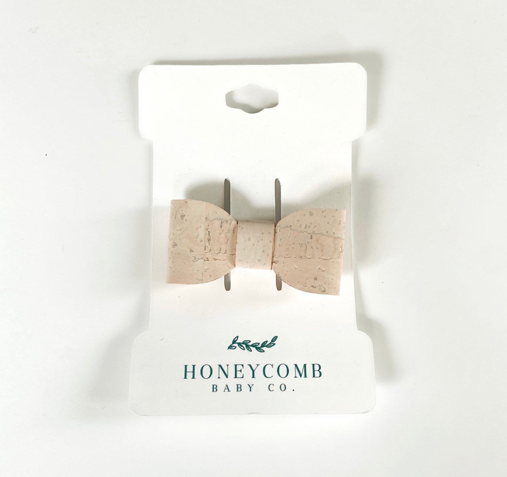 Riley Bow Hair Clip - Creamer