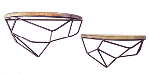Half Moon Geometric Shelves (Small & Large)